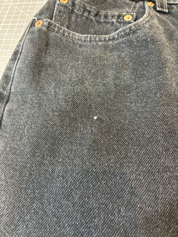 90's LEVI'S「550 RELAXED FIT」USA製 ブラックデニムショーツ