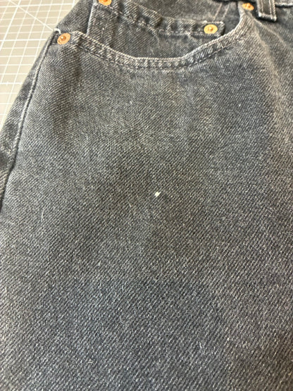 90's LEVI'S「550 RELAXED FIT」USA製 ブラックデニムショーツ