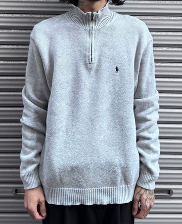 90’s「POLO by Ralph Lauren」ハーフジップニット