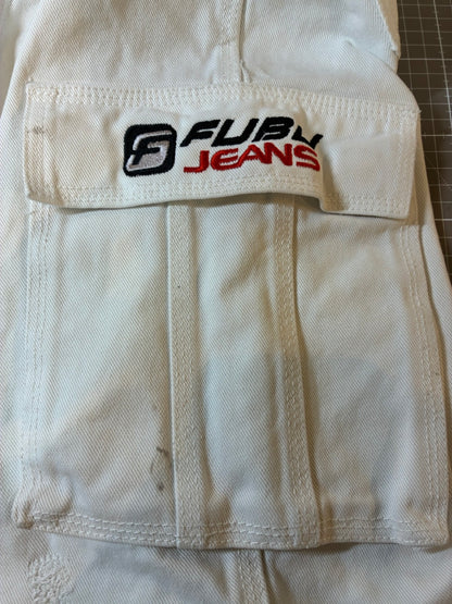 90's FUBU デニムカーゴショーツ
