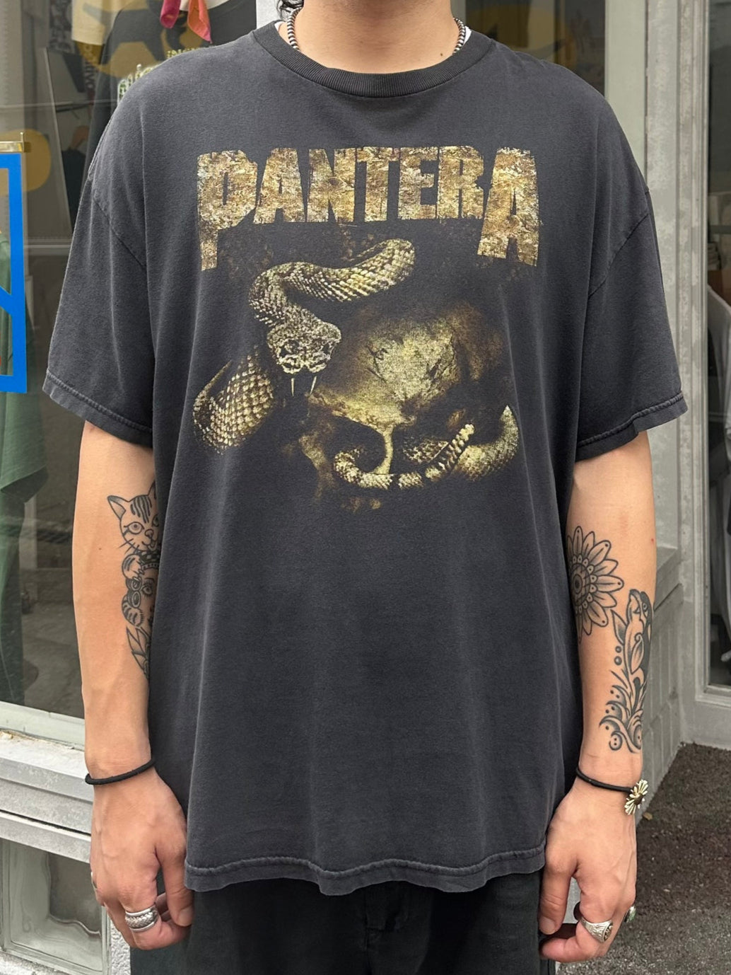 00's PANTERA「Rattlesnake Skull Trendkill」バンドTシャツ