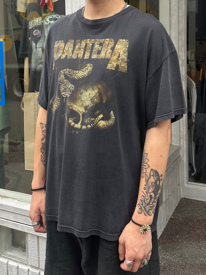 00's PANTERA「Rattlesnake Skull Trendkill」バンドTシャツ