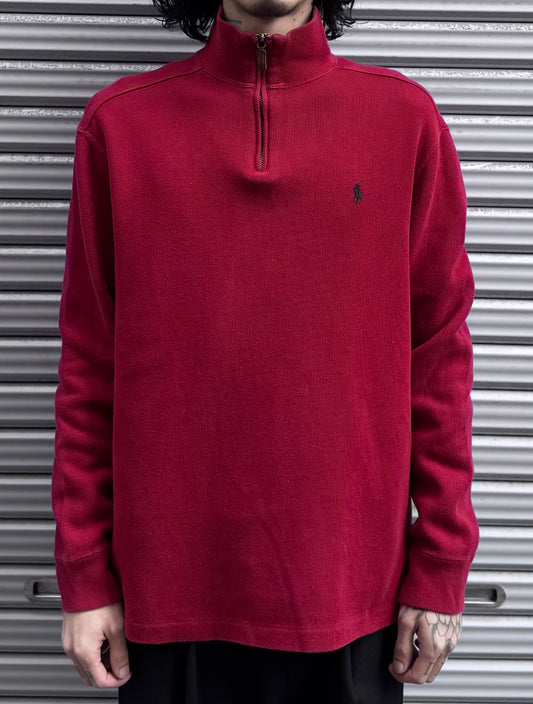 90’s「POLO by Ralph Lauren」ハーフジップニット
