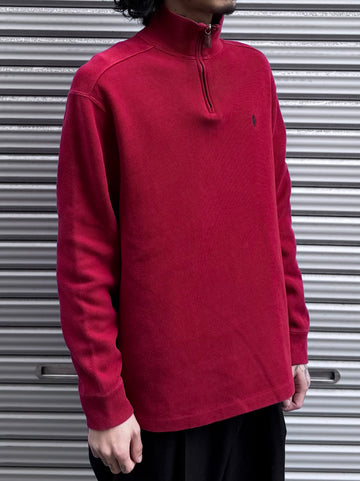 90’s「POLO by Ralph Lauren」ハーフジップニット