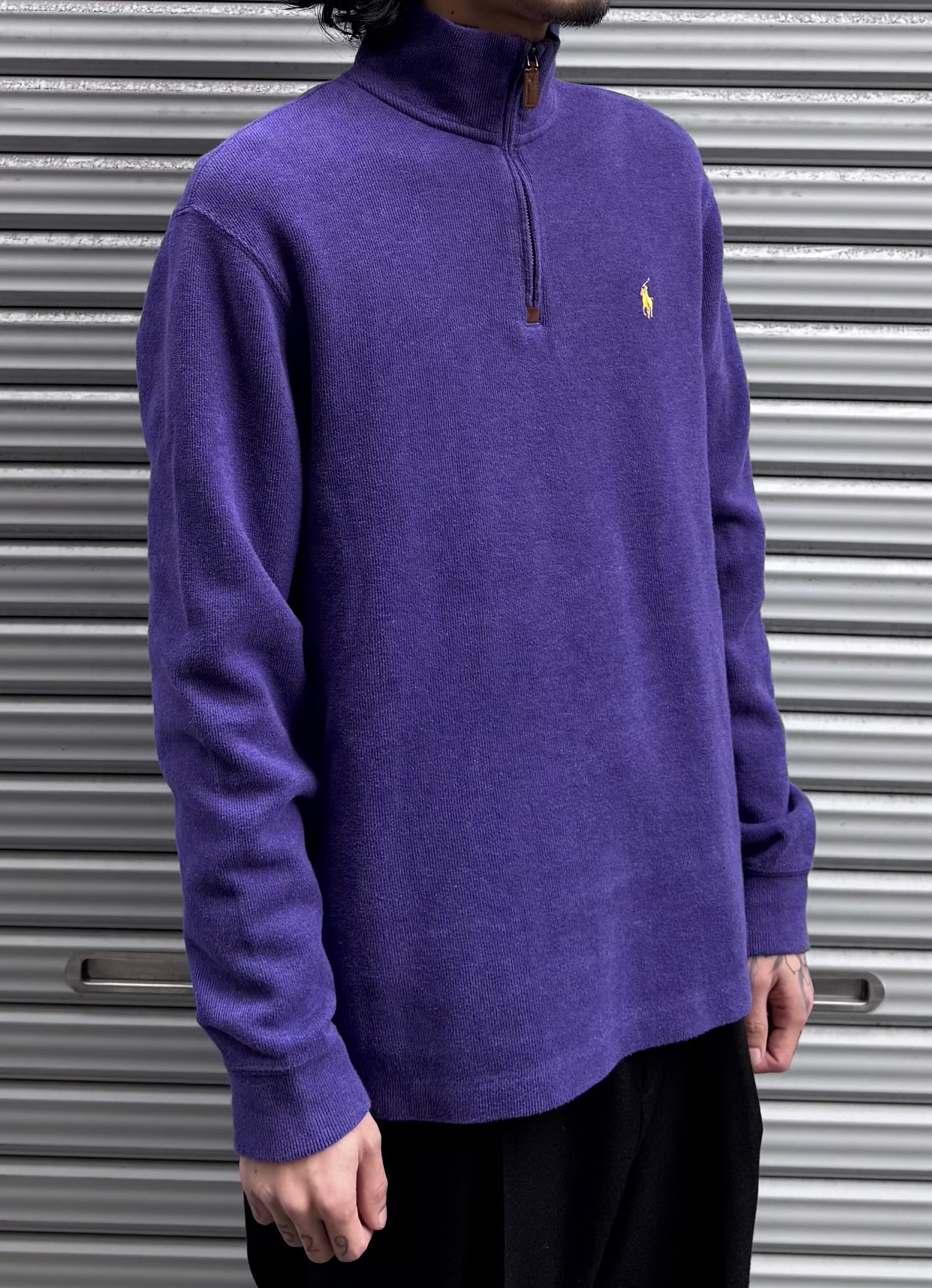 00’s「POLO Ralph Lauren」ハーフジップニット