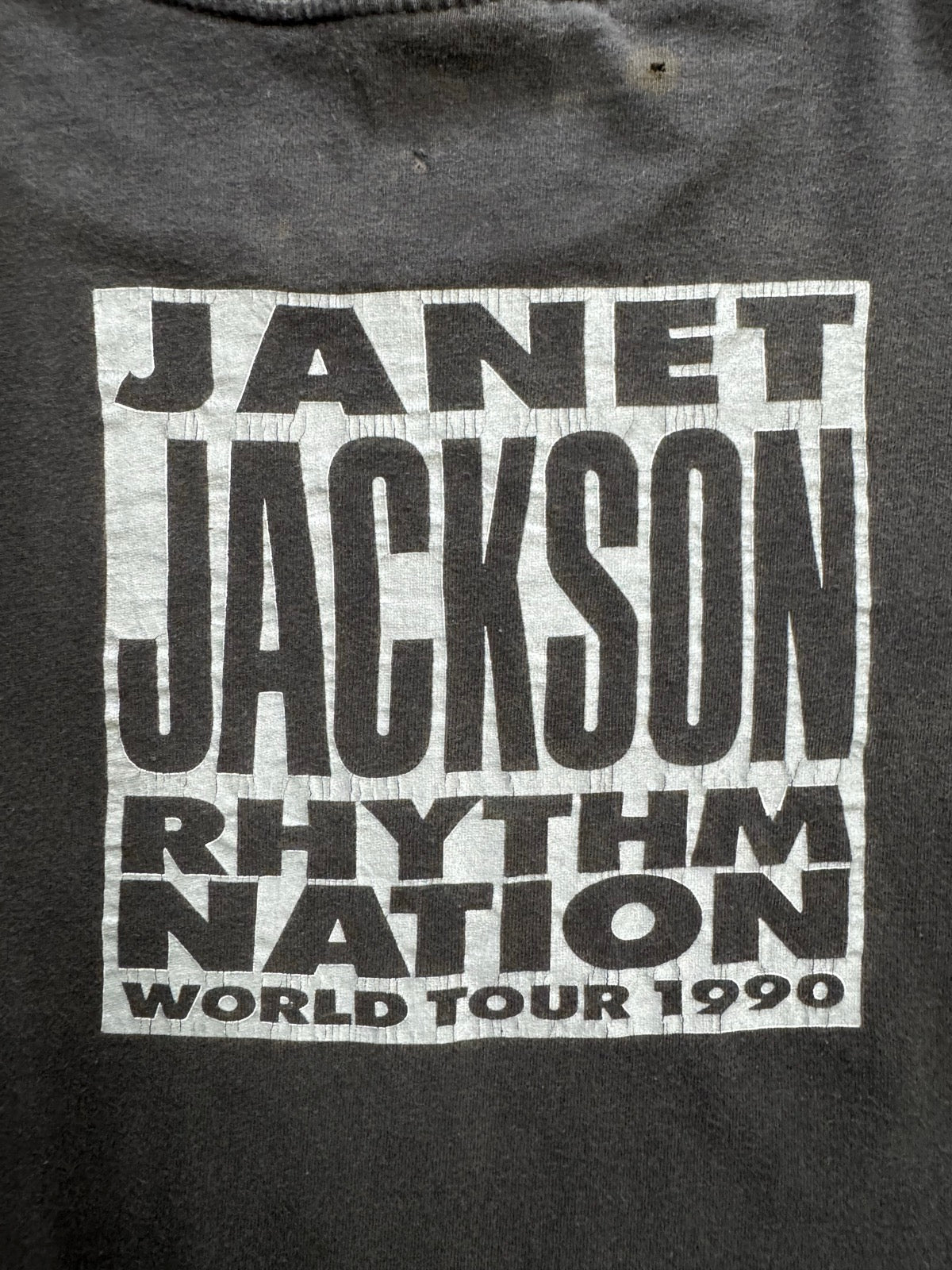 90's JANET JACKSON「RHYTHM NATION」バンドTシャツ