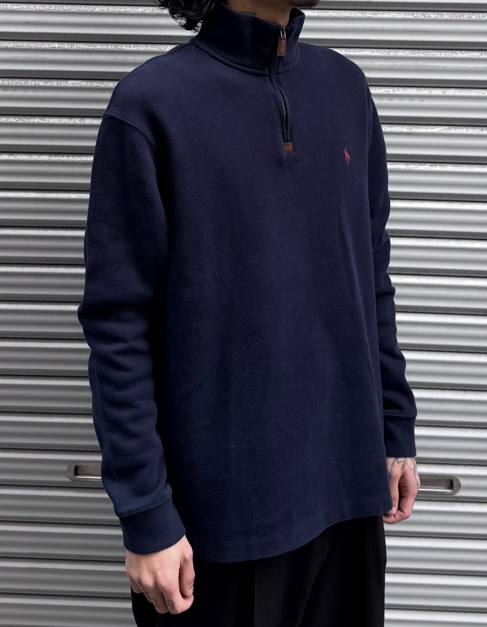 00’s「POLO Ralph Lauren」ハーフジップニット