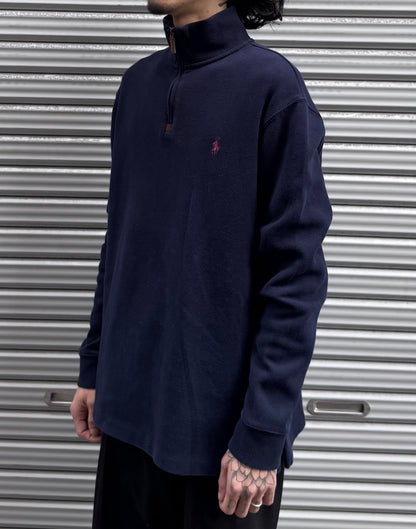 00’s「POLO Ralph Lauren」ハーフジップニット