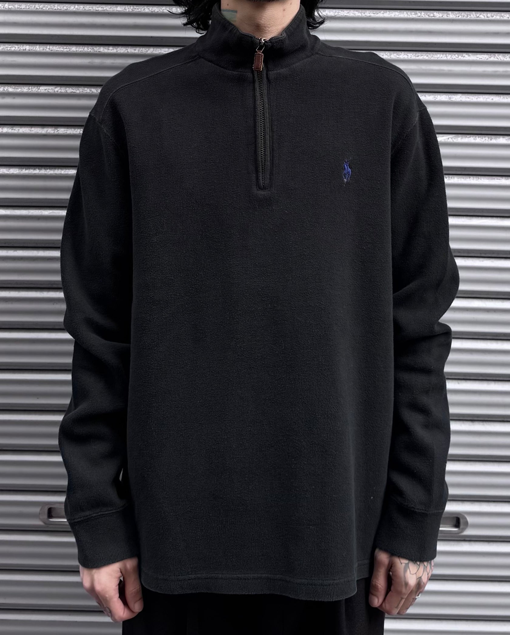 90’s「POLO by Ralph Lauren」ハーフジップニット