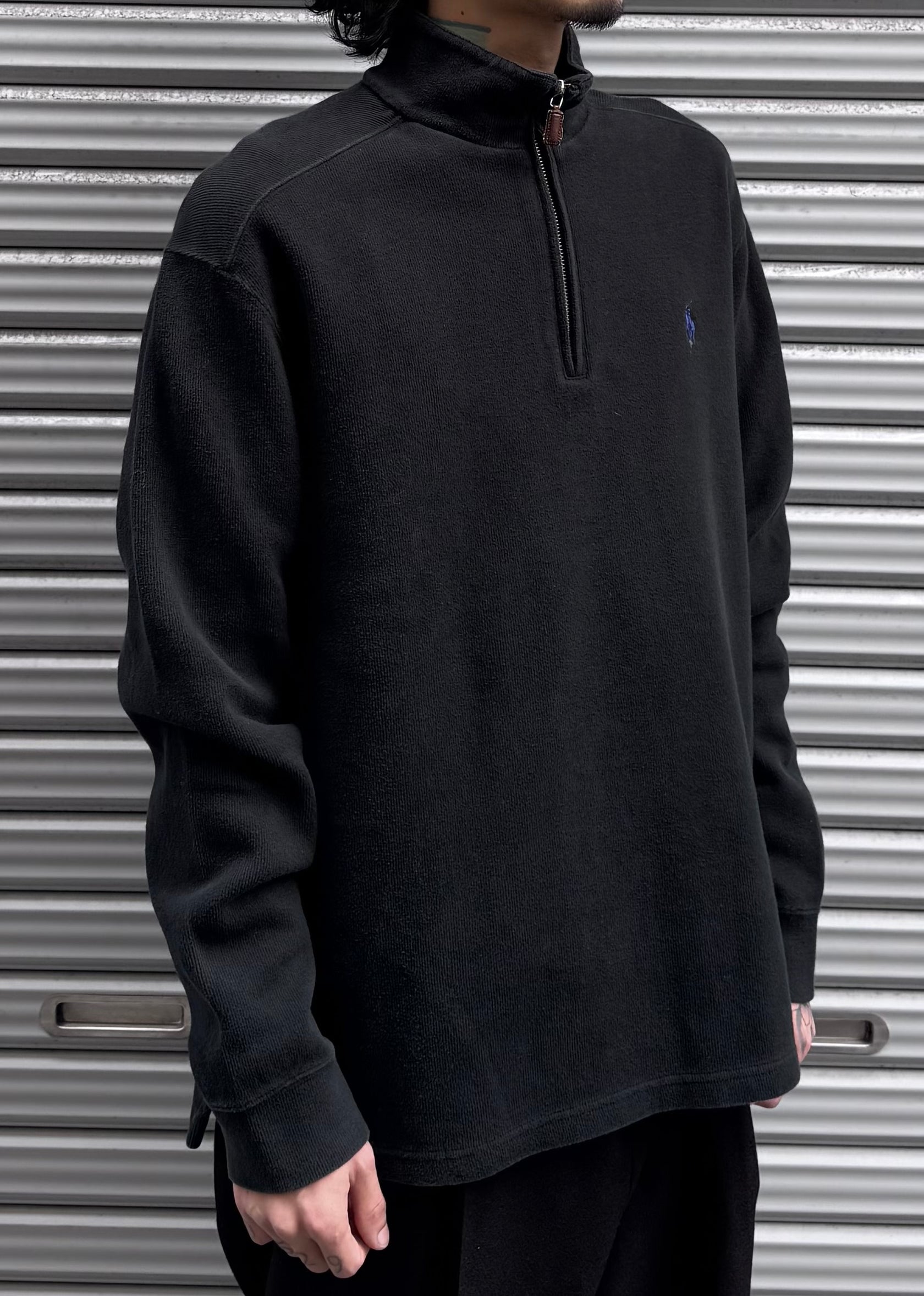 90’s「POLO by Ralph Lauren」ハーフジップニット