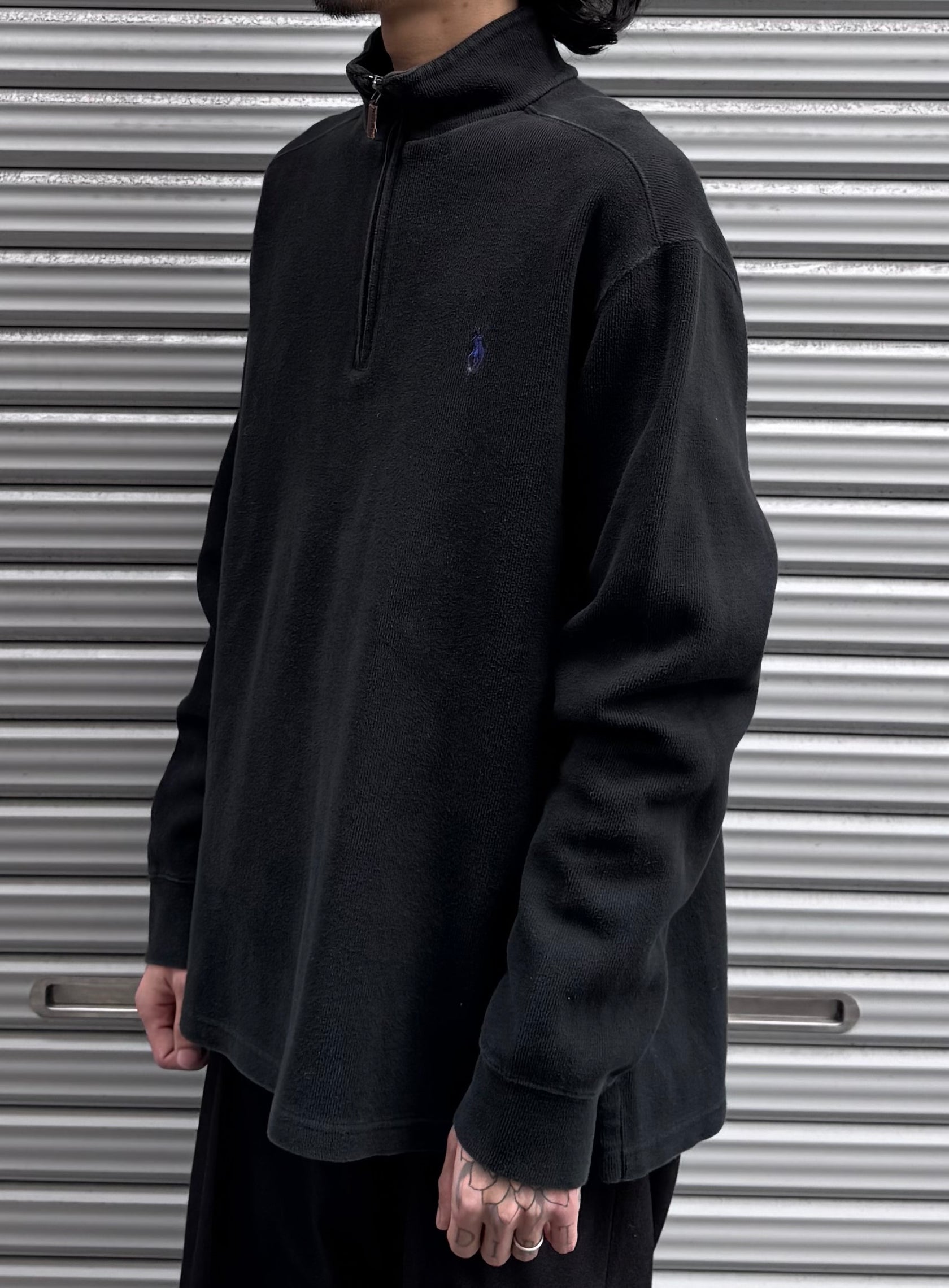 90’s「POLO by Ralph Lauren」ハーフジップニット