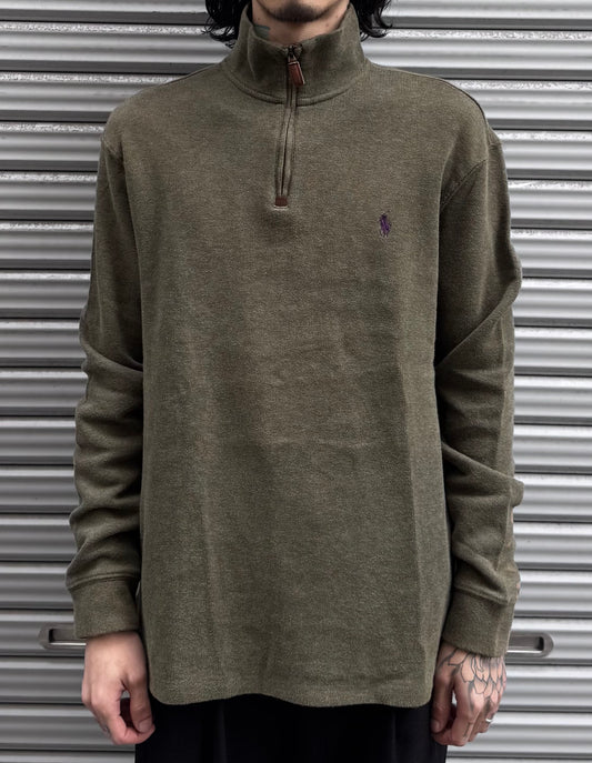 00’s「POLO Ralph Lauren」ハーフジップニット