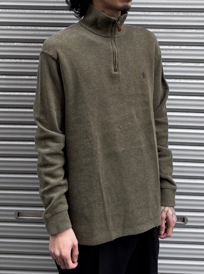00’s「POLO Ralph Lauren」ハーフジップニット