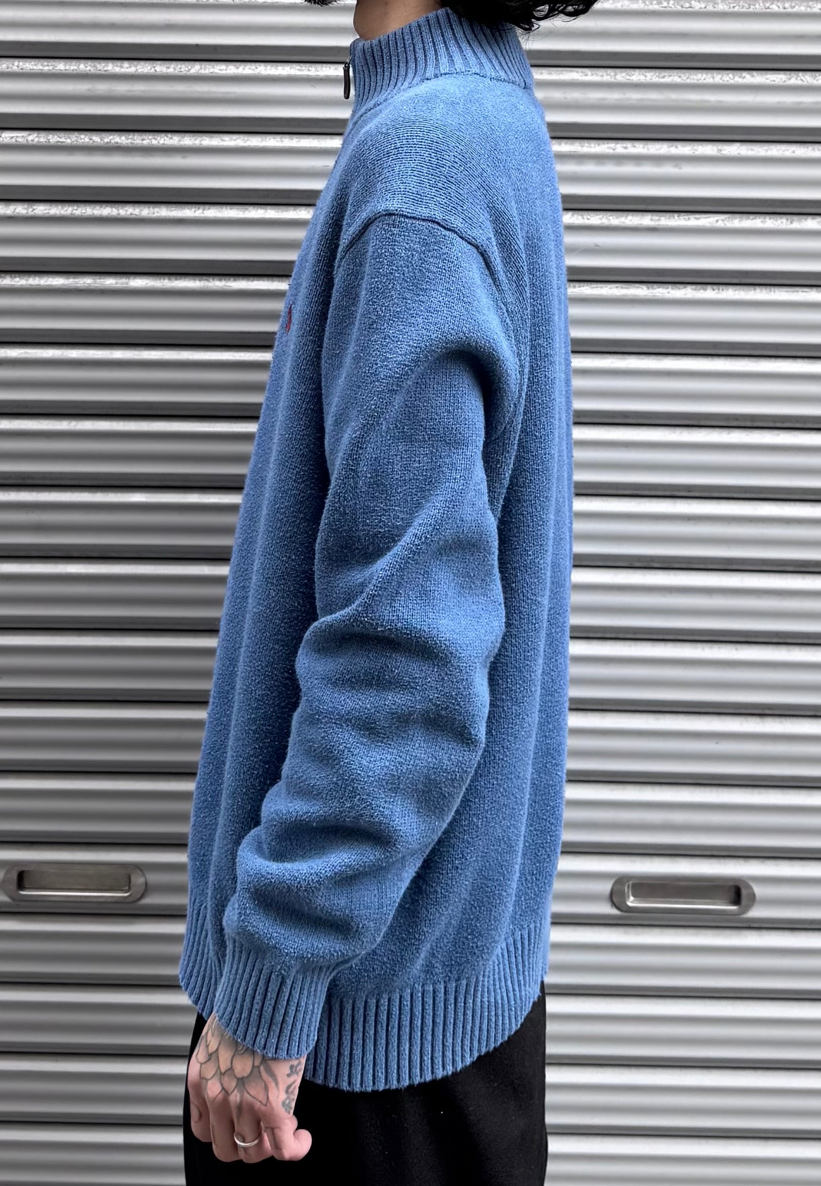 90’s「POLO by Ralph Lauren」ハーフジップニット