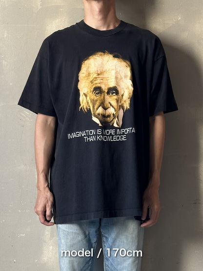 90's アルベルト・アインシュタイン USA製 偉人Tシャツ