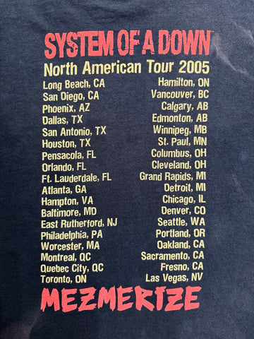 00's SYSTEM OF A DOWN「MEZMERIZE」バンドTシャツ