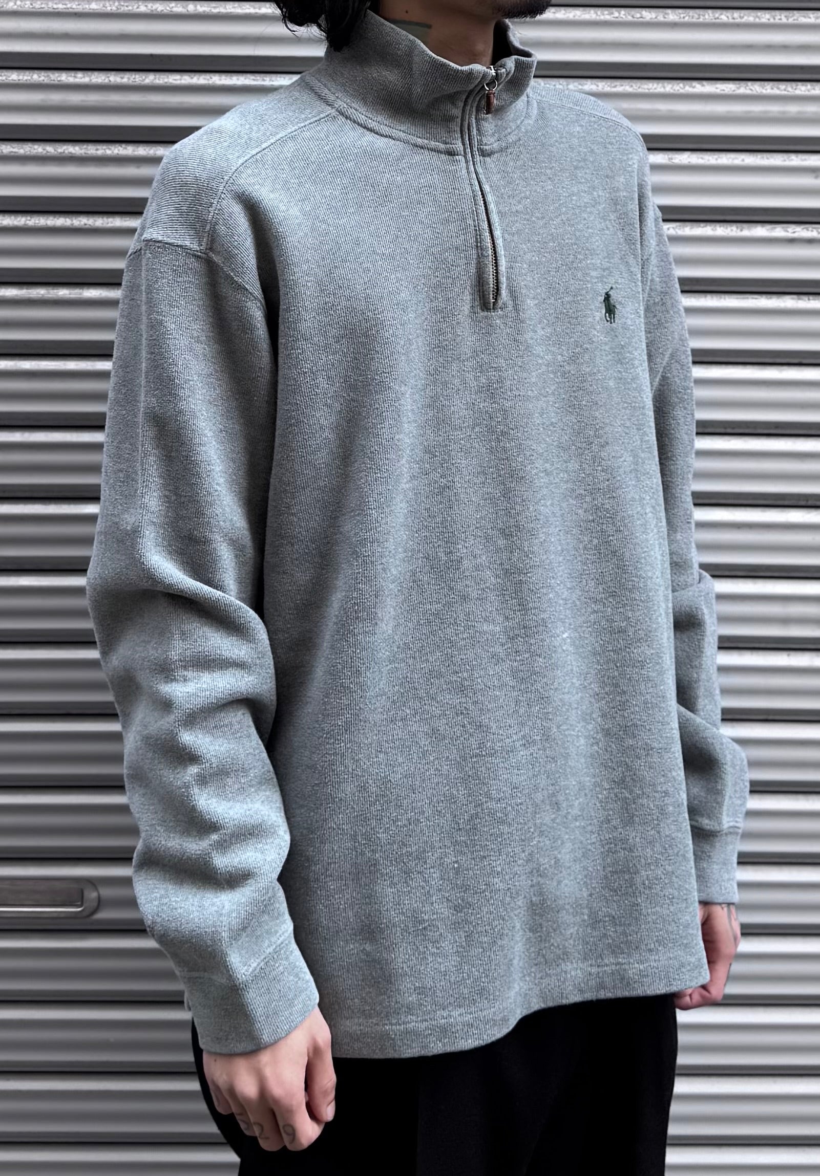 m96 プロフィール必読 ！80〜90's Polo Ralph 90's「POLO by Ralph Lauren」ハーフジップニット – FUJI STORE