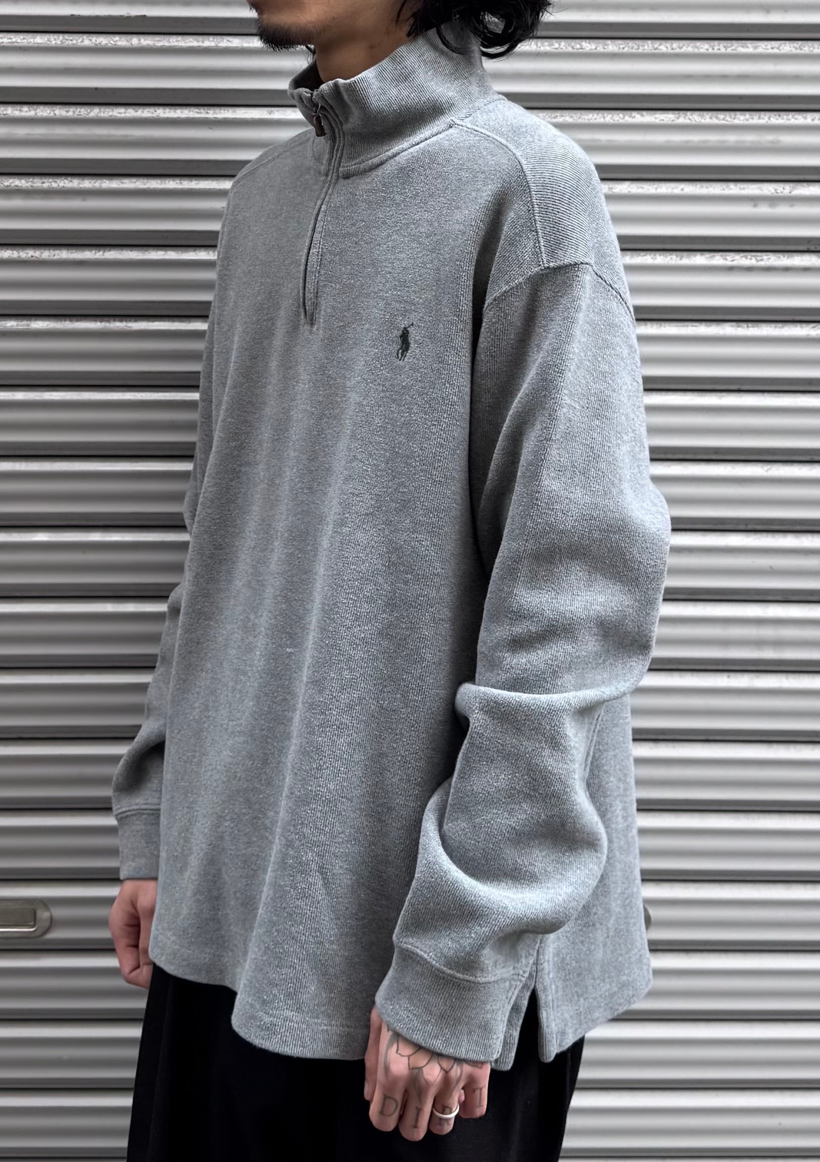 90’s「POLO by Ralph Lauren」ハーフジップニット