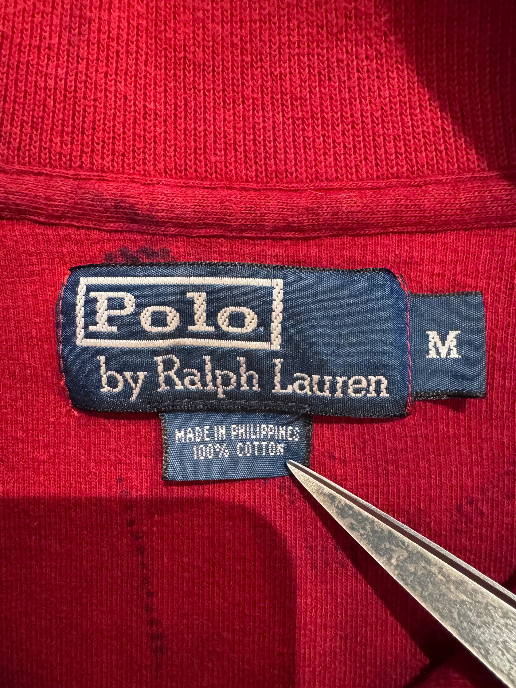 90’s「POLO by Ralph Lauren」ハーフジップニット