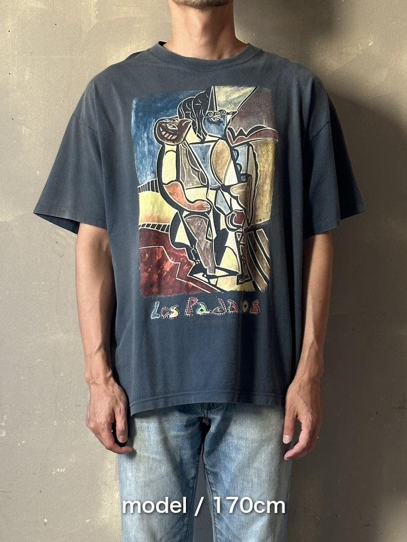 00's 「Los Pájaros」アートTシャツ