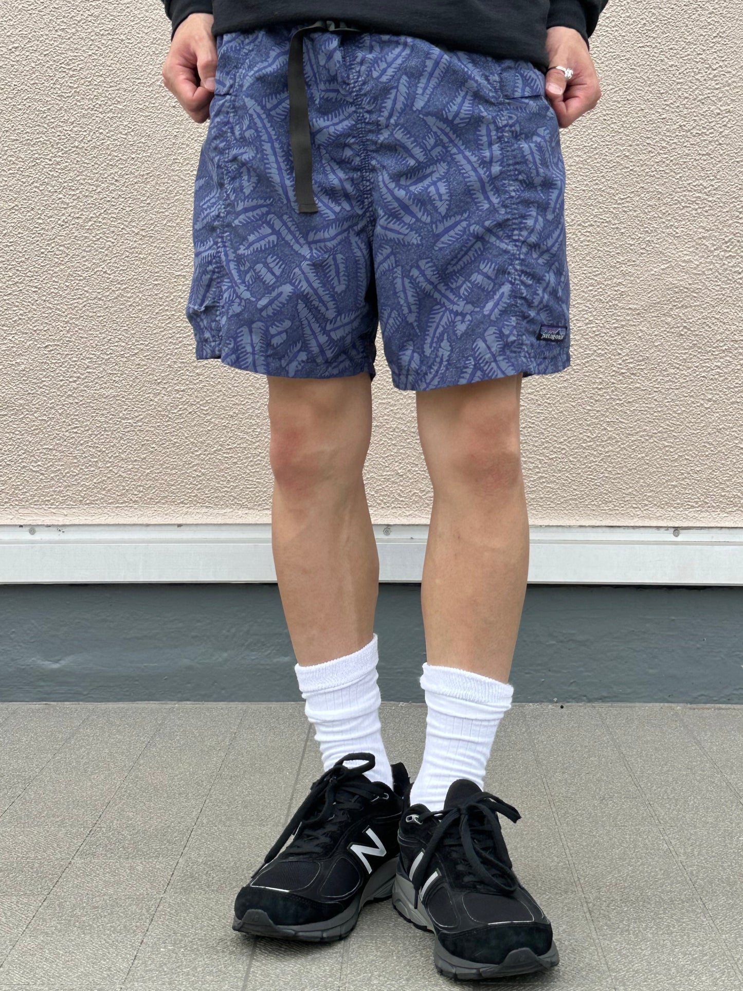 00's PATAGONIA「RIVER SHORTS Leaf pattern」ショートパンツ