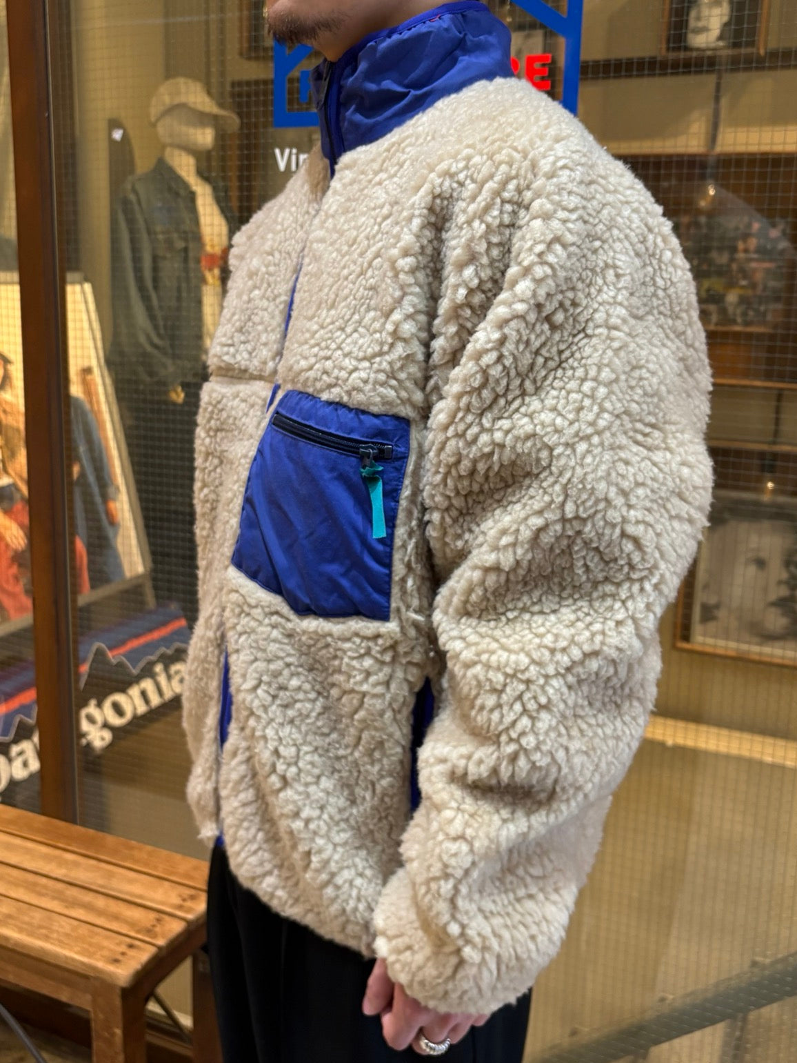80's PATAGONIA「Retro Pile Cardigan」USA製 フリースジャケット