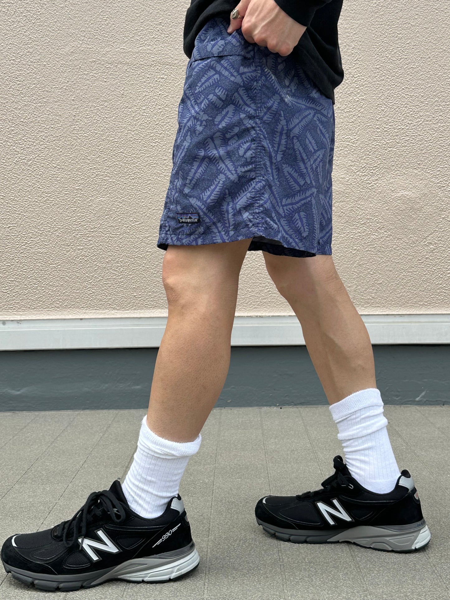 00's PATAGONIA「RIVER SHORTS Leaf pattern」ショートパンツ