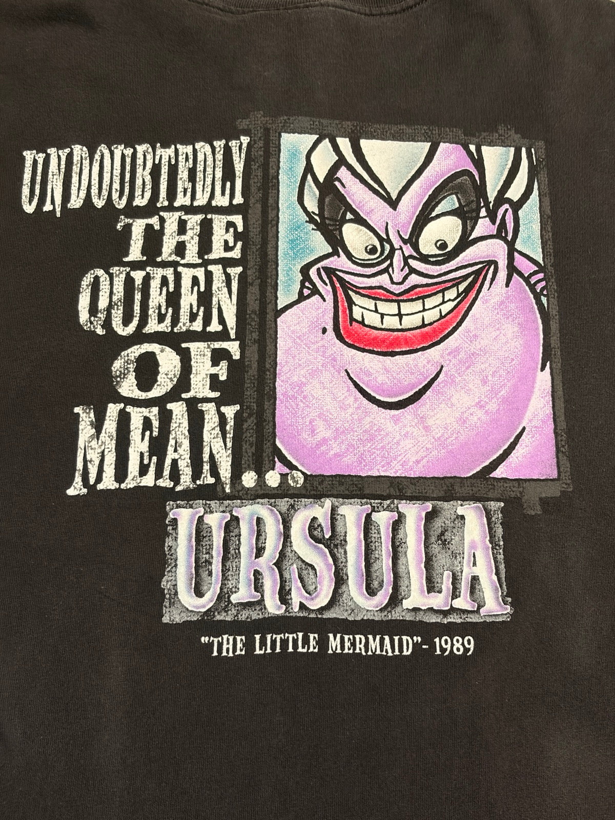 90's DISNEY「Villains Ursula」USA製 キャラクターTシャツ