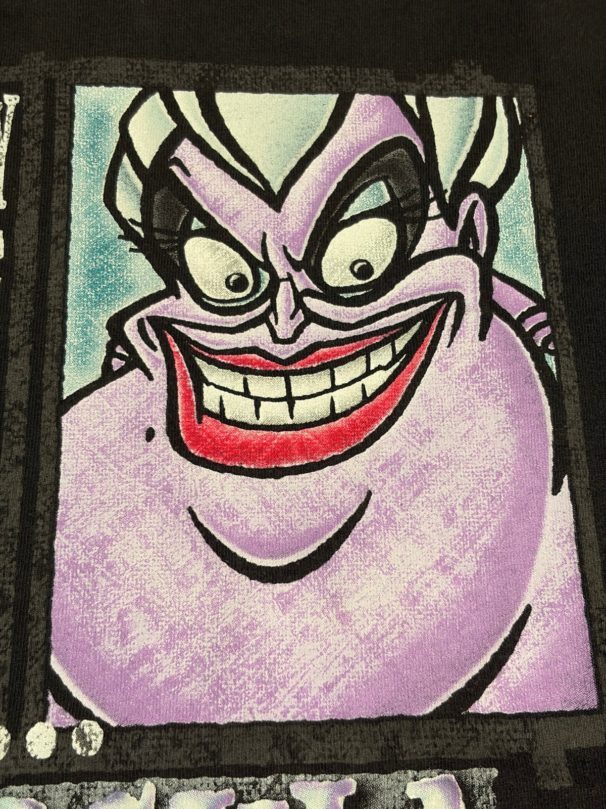 90's DISNEY「Villains Ursula」USA製 キャラクターTシャツ
