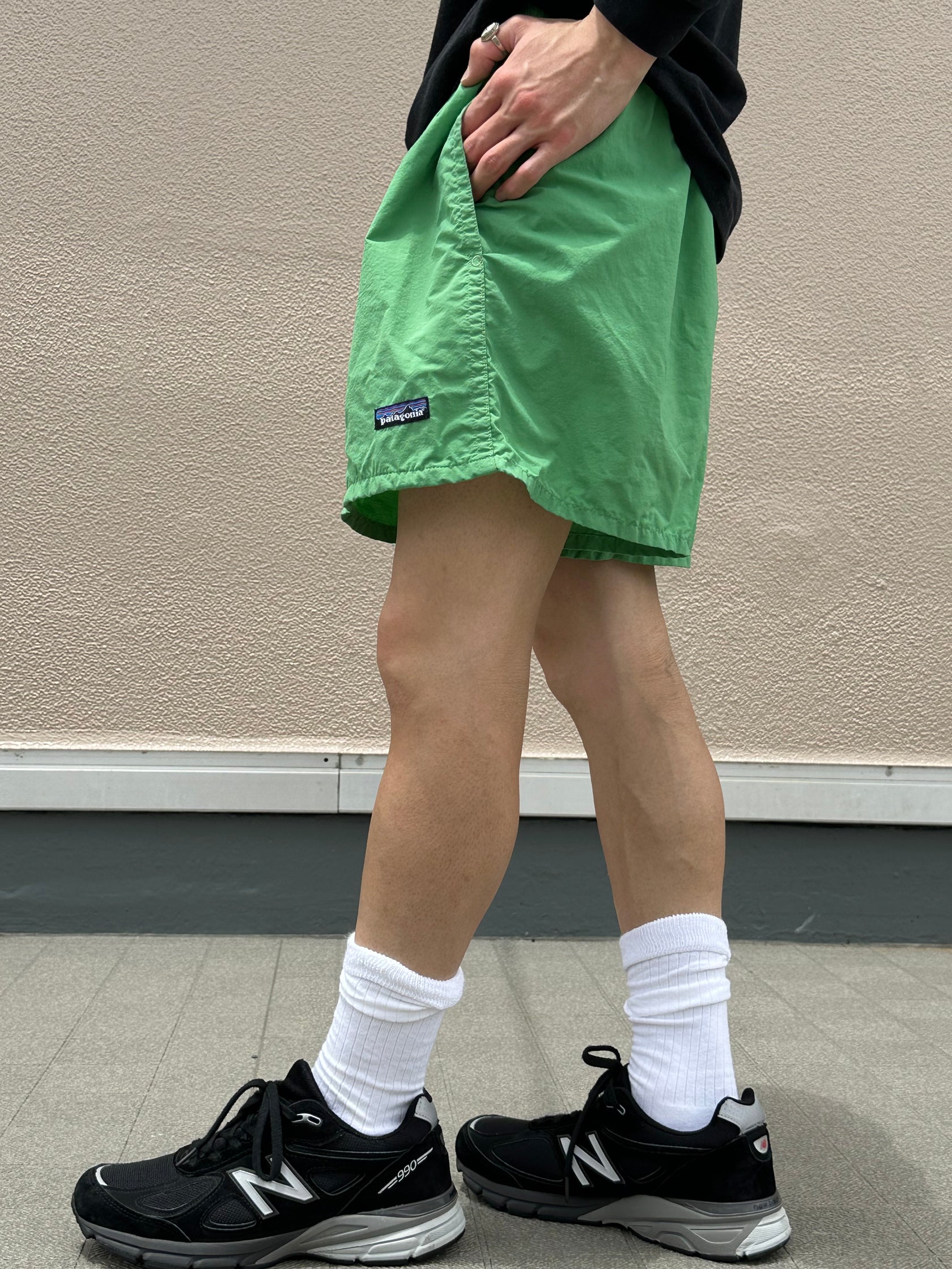 00's PATAGONIA「BAGGIES SHORTS Light Green」ナイロンショーツ