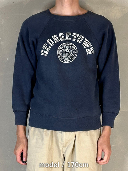 60's Champion「GEORGETOWN」ランタグ　スウェット