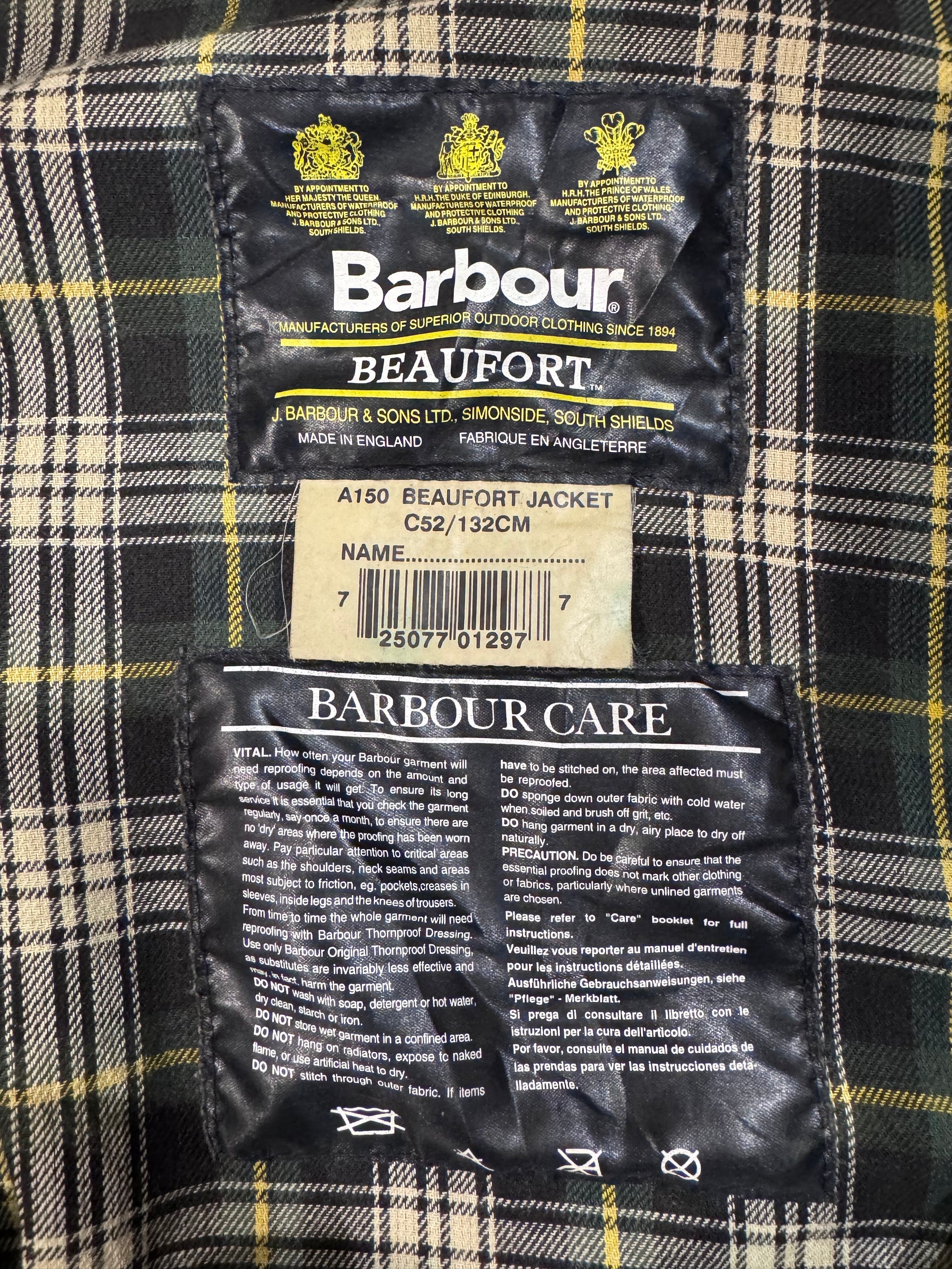 90’s Barbour「BEAUFORT」オイルドジャケット