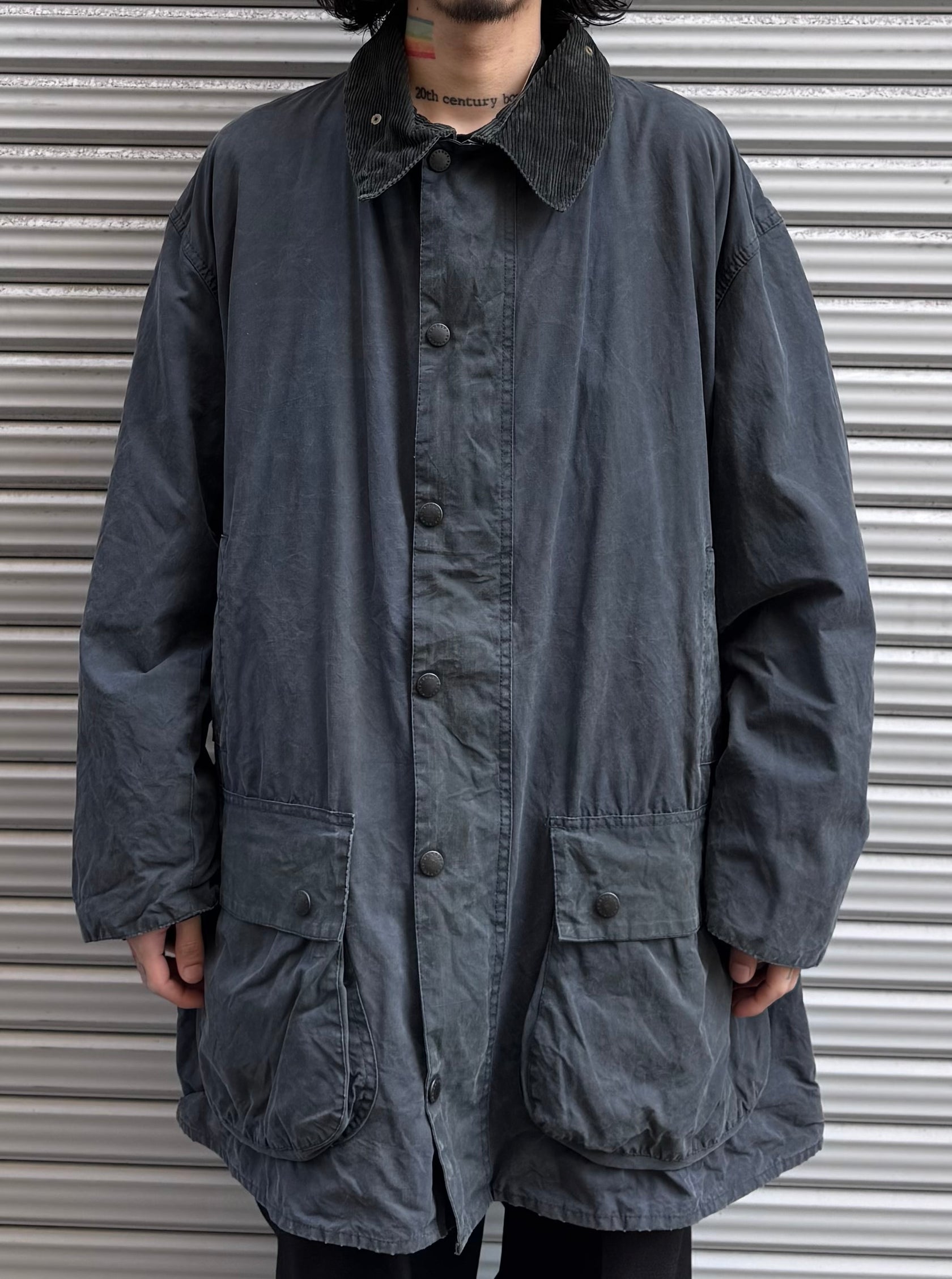 90’s Barbour「BORDER」オイルドジャケット