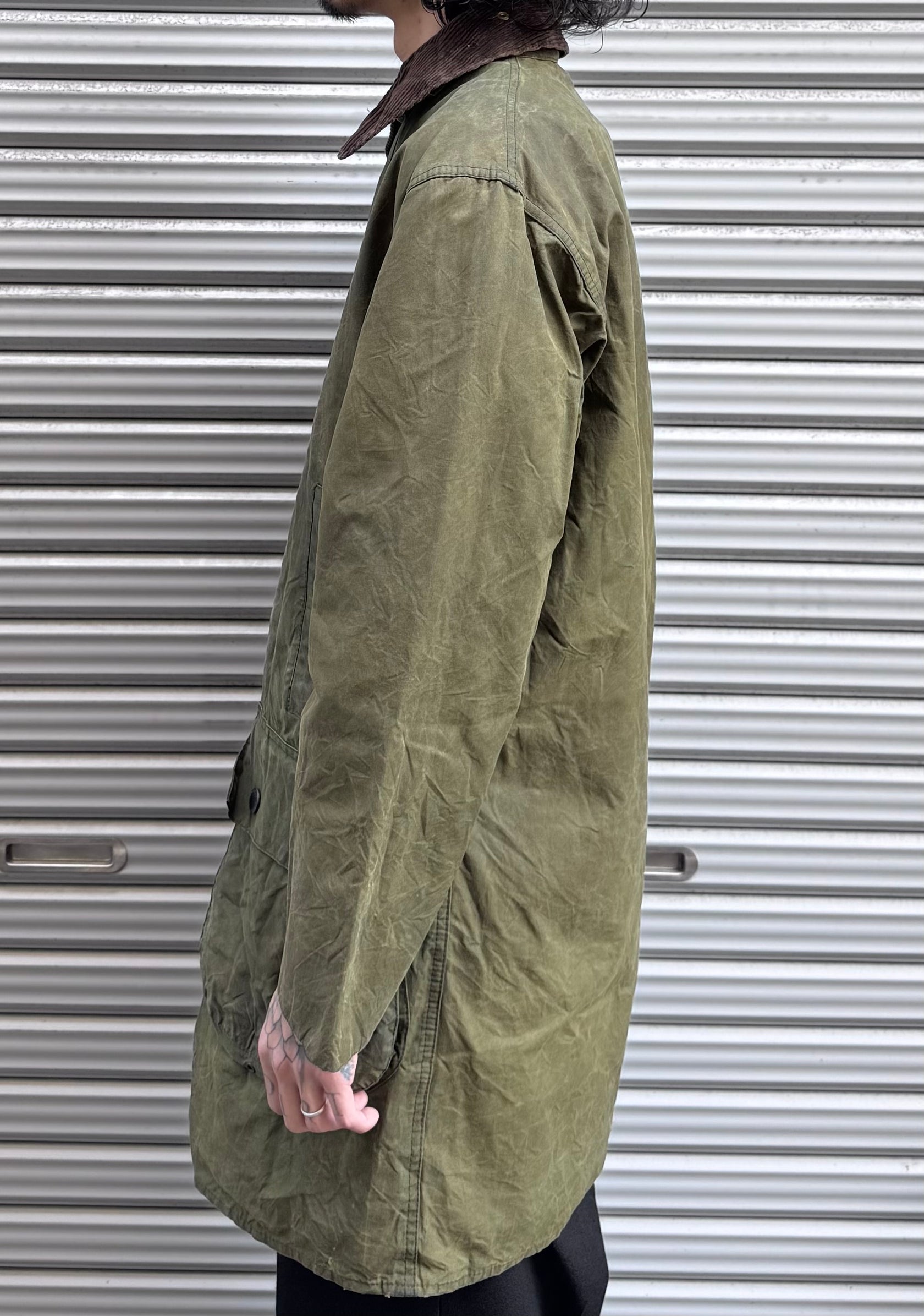 90’s Barbour「BORDER」オイルドジャケット