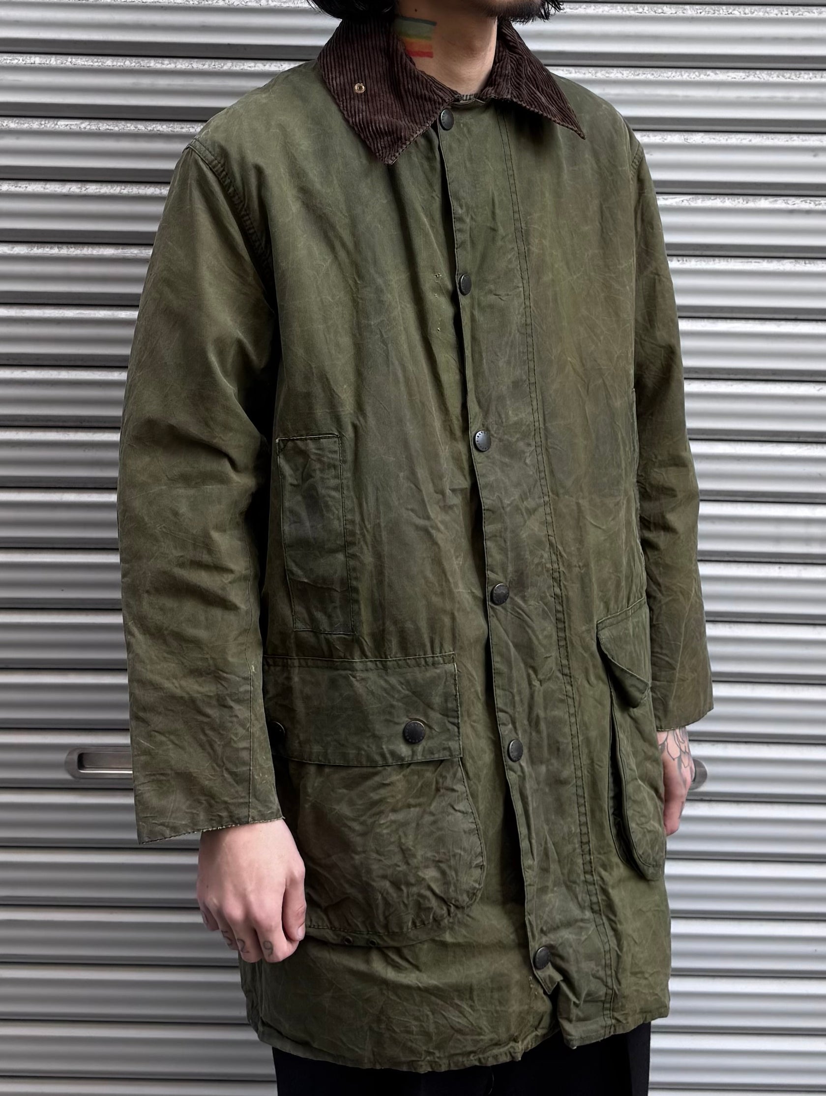 90’s Barbour「BORDER」オイルドジャケット
