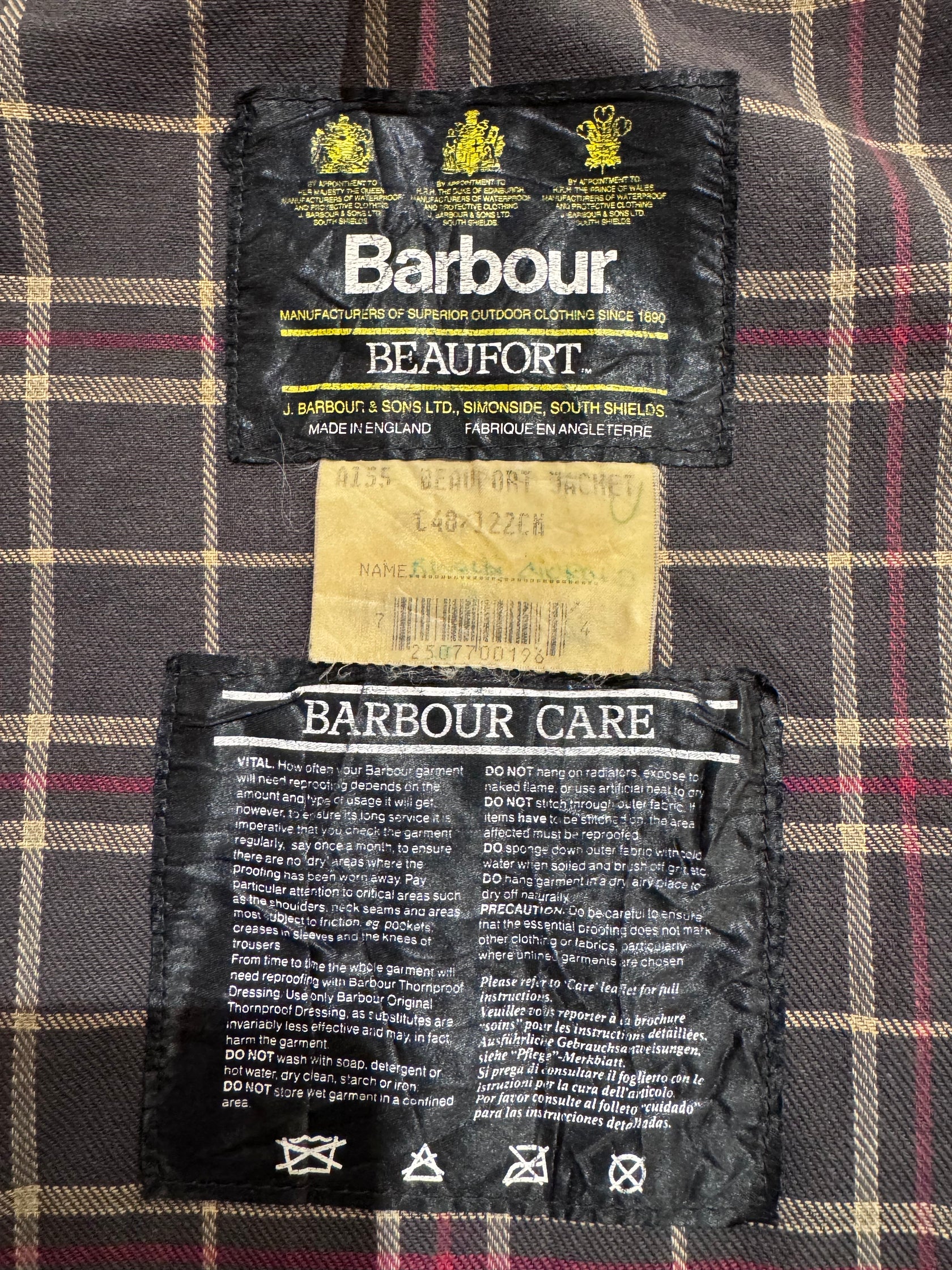 90’s Barbour「BEAUFORT」オイルドジャケット