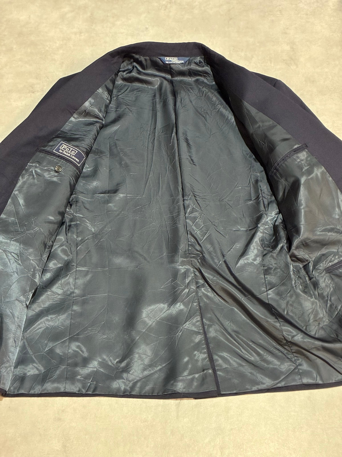 80's「RALPH LAUREN」USA製 ブレザー　紺ブレ