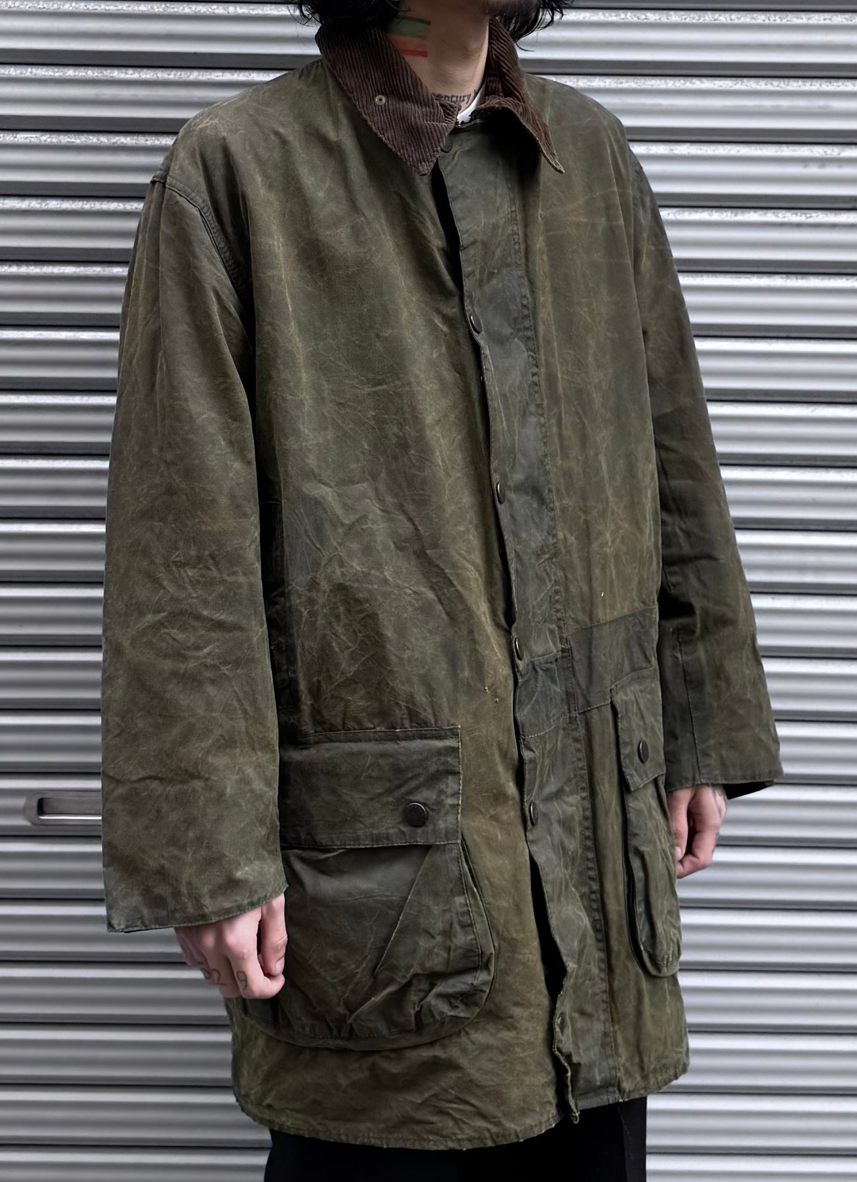 90’s Barbour「BORDER」オイルドジャケット