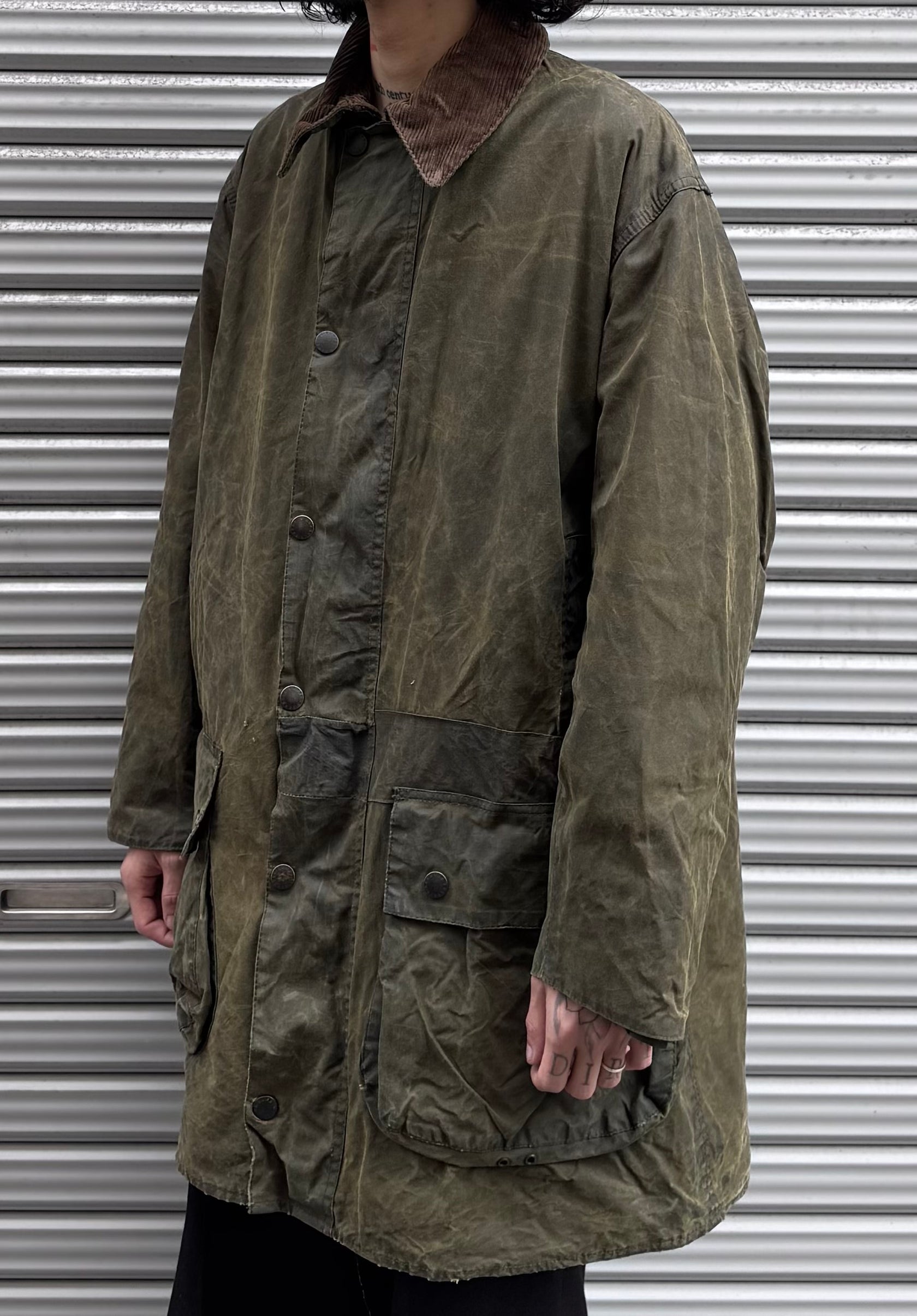 90’s Barbour「BORDER」オイルドジャケット