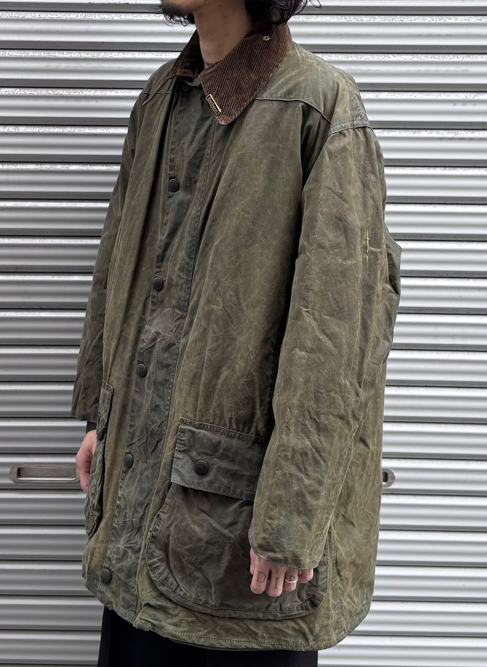 90’s Barbour「BORDER」オイルドジャケット