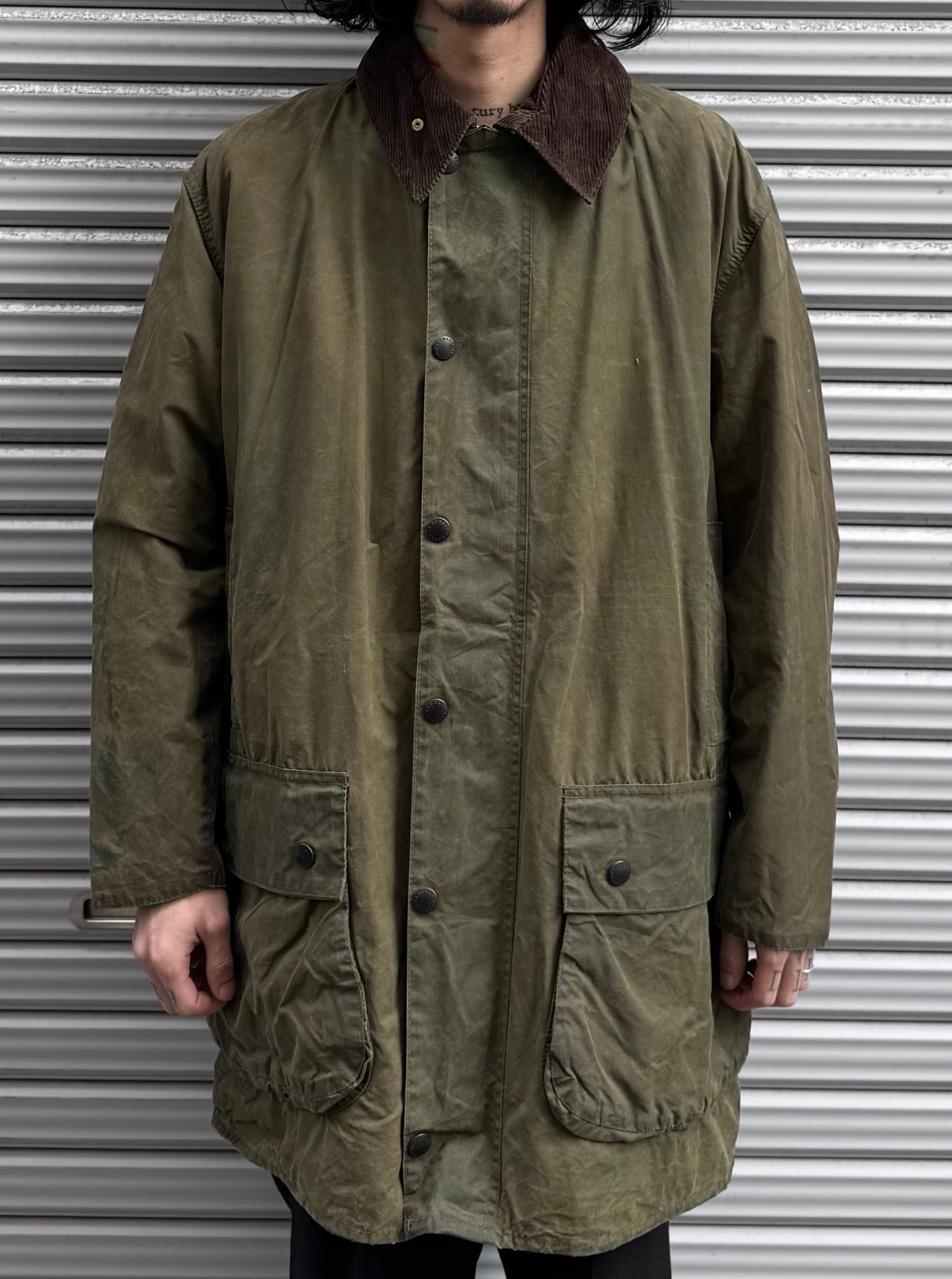 90’s Barbour「BORDER」オイルドジャケット