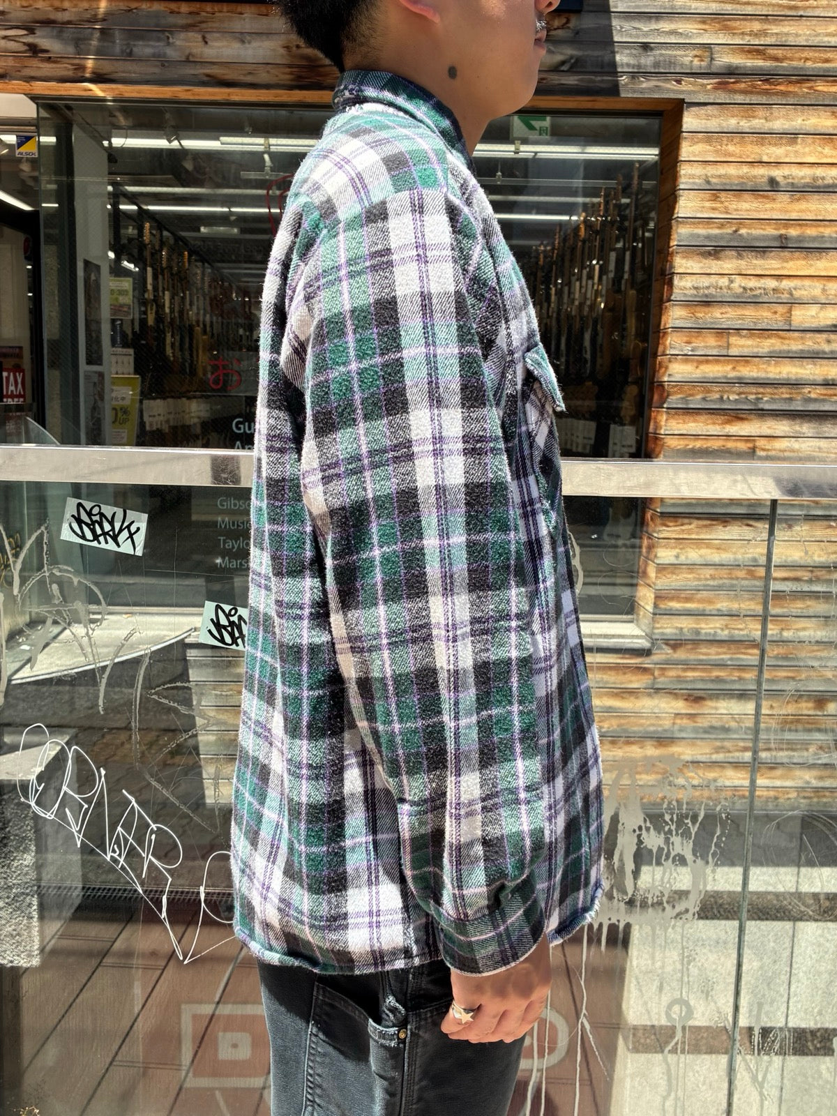 90's FIVE BROTHER フランネルシャツ