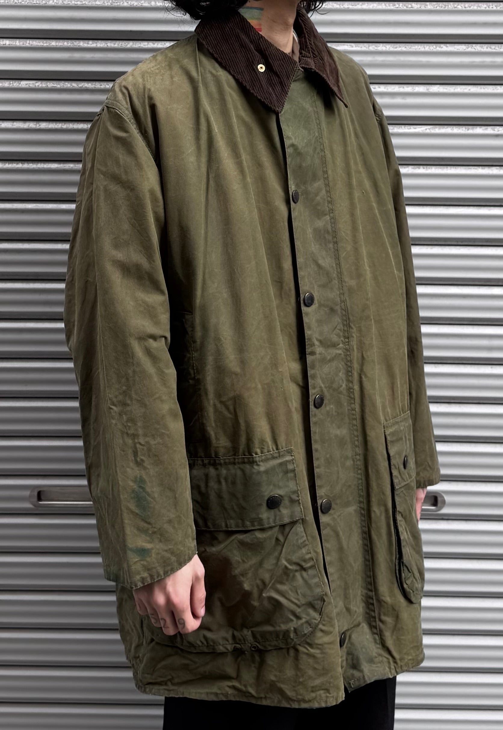 90’s Barbour「BORDER」オイルドジャケット