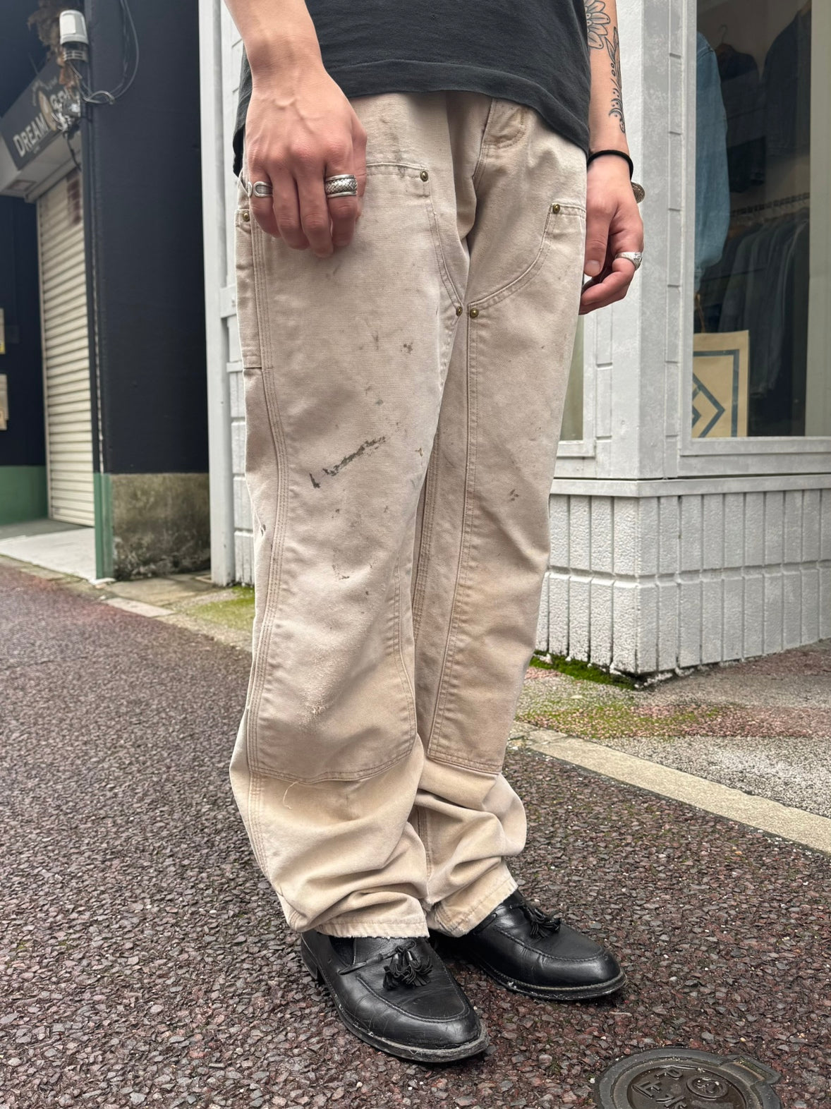 90's CARHART 「DOUBLE NKEE PANT」USA製 ワークパンツ