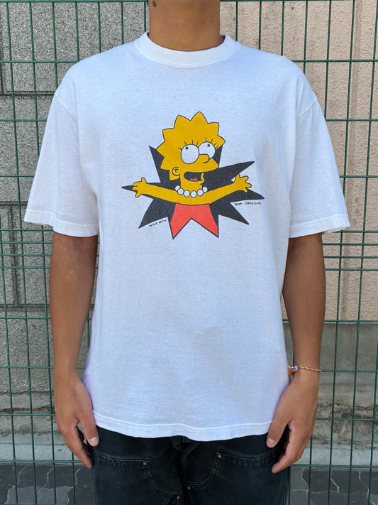 90's THE SIMPSONS「Lisa Simpson」キャラクターTシャツ