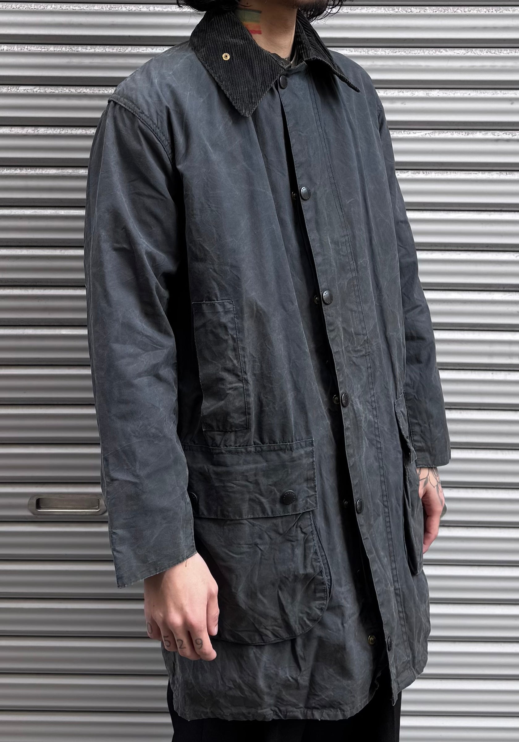 90’s Barbour「BORDER」オイルドジャケット