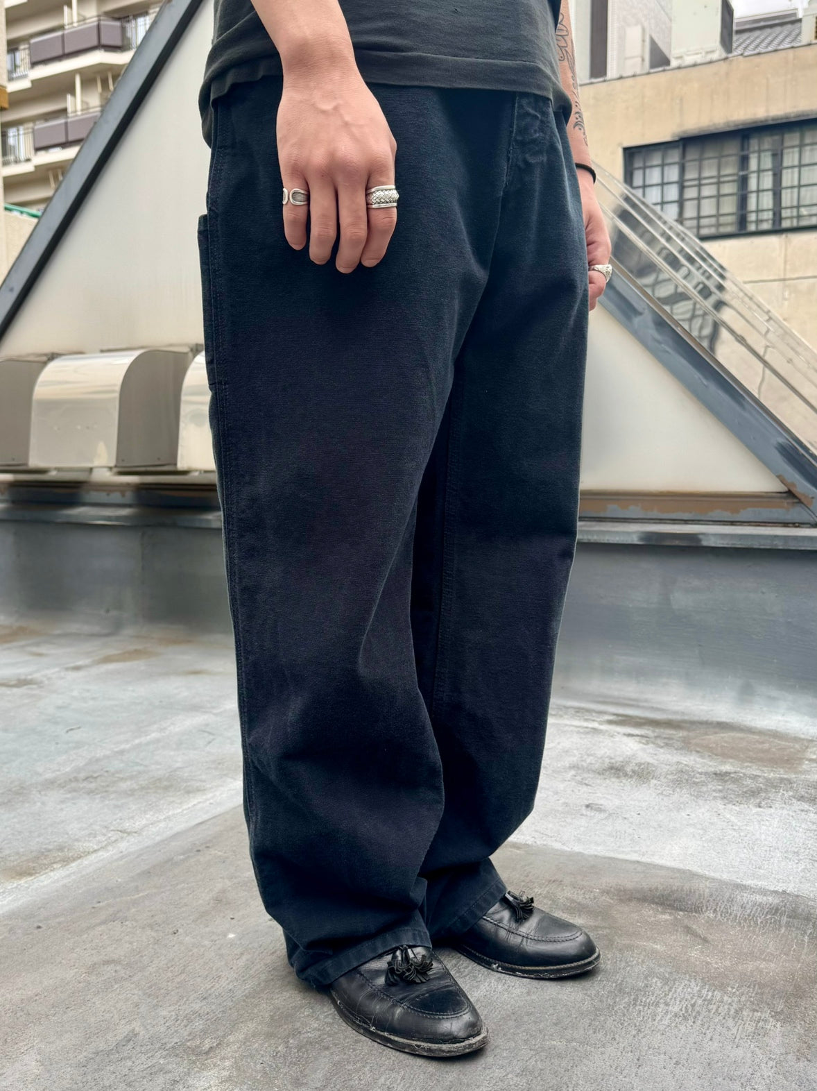 Carhartt black ペインターデニム 中古・古着通販】CARHARTT WIP (カーハート) ペインターデニム