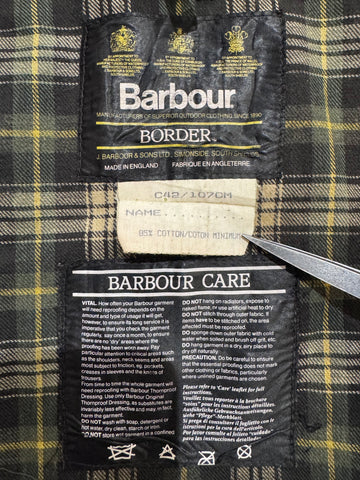 90’s Barbour「BORDER」オイルドジャケット