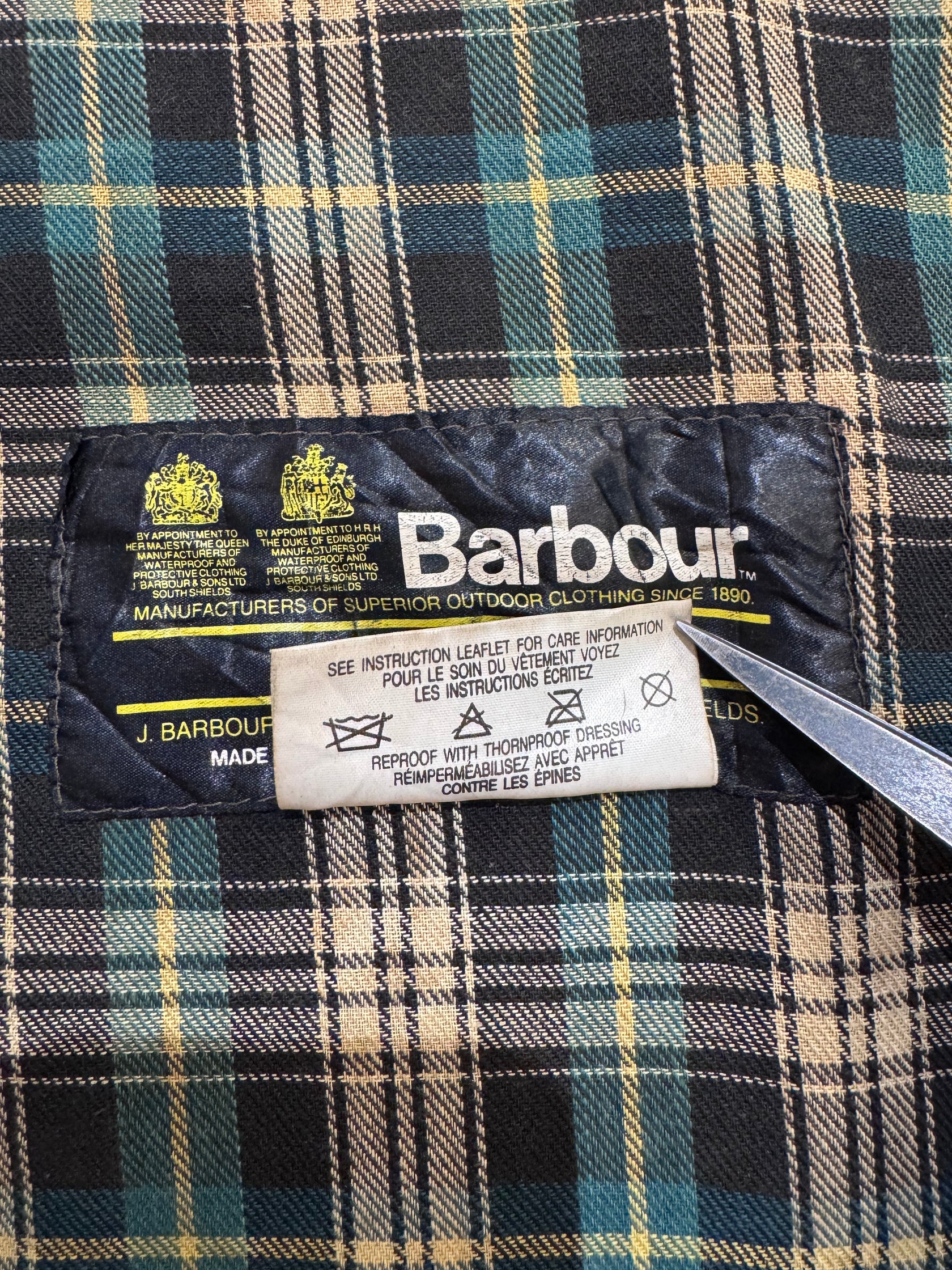 80’s Barbour「BORDER」オイルドジャケット