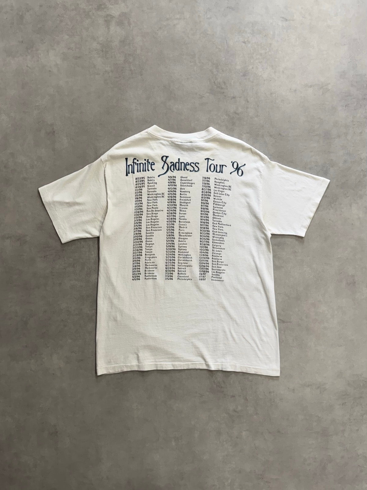 90's THE SMASHING PUNPKINS「INFINITE SADNESS TOUR」バンドTシャツ